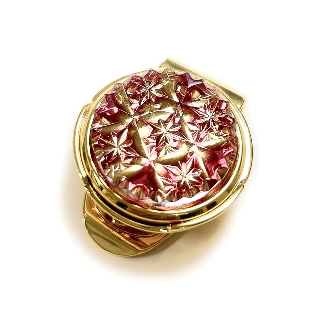 東京切子ゴルフマーカー 輝七宝 〜かがやきしっぽう〜 クリアー