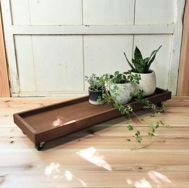 キャスター付き観葉植物ラック 飾り台 マルチテーブル | iichi 日々の