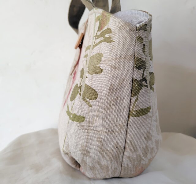 イギリス 花 タック トートバッグ | iichi 日々の暮らしを心地よくする