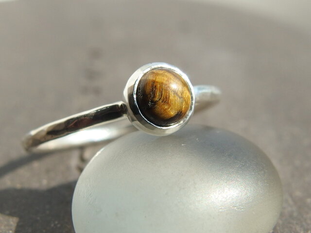 ビンテージ リング 天然石 ブルータイガーアイ カボッション SILVER 刻印 楽天市場】ブルータイガーアイ シルバーリング メンズ 大きめ 925 溶銀