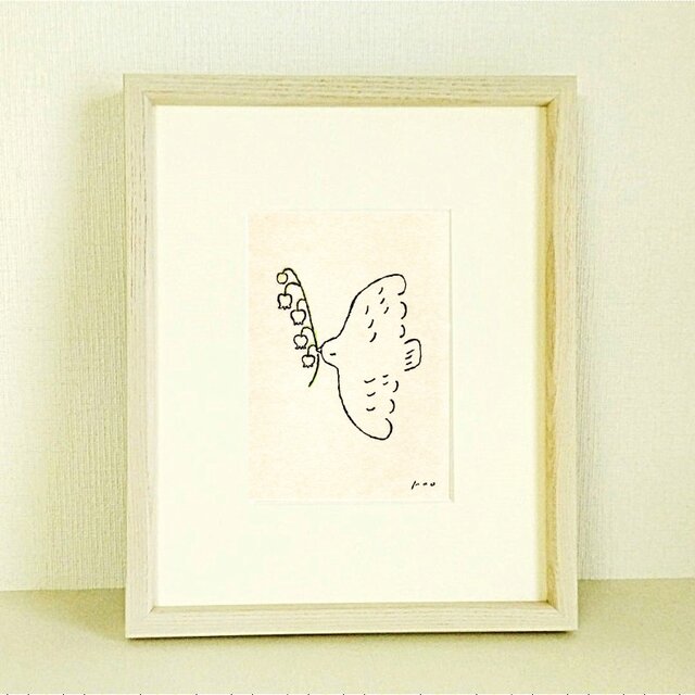 5種の花から選べる絵画「幸せを運ぶ」原画｜向日葵｜クローバー｜プルメリア｜ラベンダー｜スズラン  ※特集掲載作品