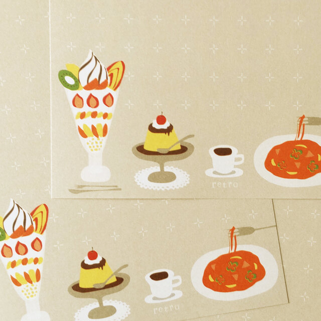 レターセット：レトロ純喫茶（L-19）