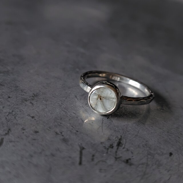 トラピッチェサファイアシルバーリング#14