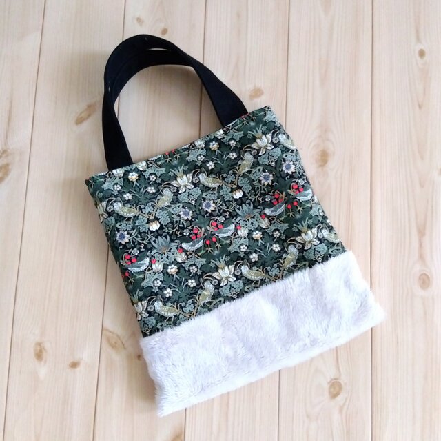 ウイリアムモリス《クリサンティマム》ミニトートバッグ ウィリアム