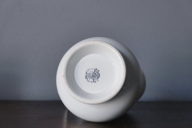 アンティーク19世紀 バイユー/バレンタイン磁器花瓶Porcelaine