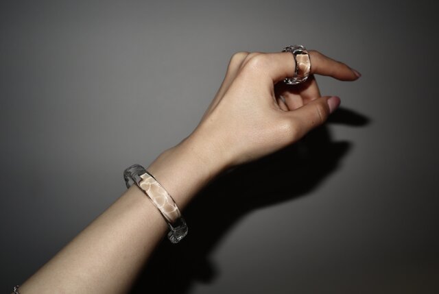 ガラスバングル Clear Glass Bangle 溶けない氷 氷のガラス ガラス