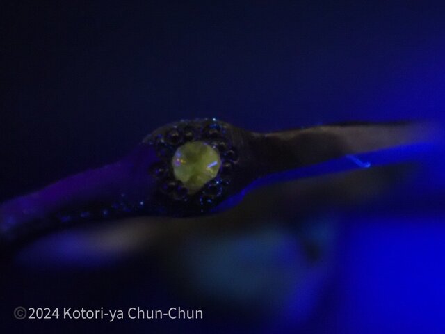 天然石　アレキサンドライト　ミントコーネルピン ミントグリーンコーネルピン0.44ct | progresstone