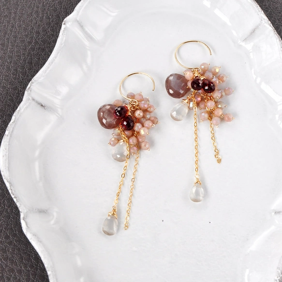 14kgf/「秋の実り」チョコレートムーンストンxたわわなムーン