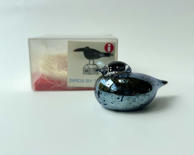 nuutajarvi＊GoldenCrestedKinglet＊オイバトイッカ Nuutajarvi オイバ・トイッカ Small Goldcrest 箱付き バード | iichi