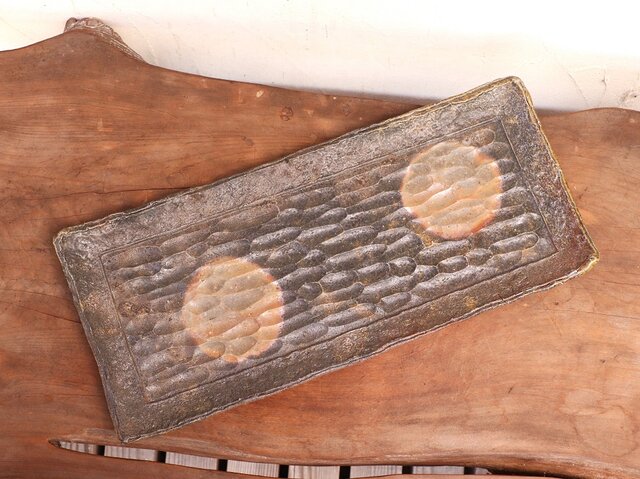 備前焼 長方皿・サンギリ(39.5cm) sr1-039 | iichi 日々の暮らしを