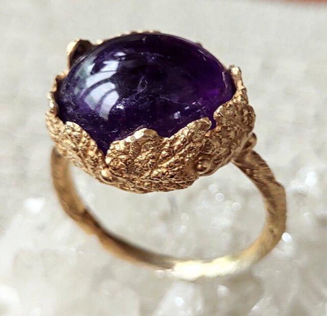 葡萄の指輪*amethyst ring | iichi 日々の暮らしを心地よくする 葡萄の指輪*amethyst ring | iichi 日々の暮らしを心地よくする