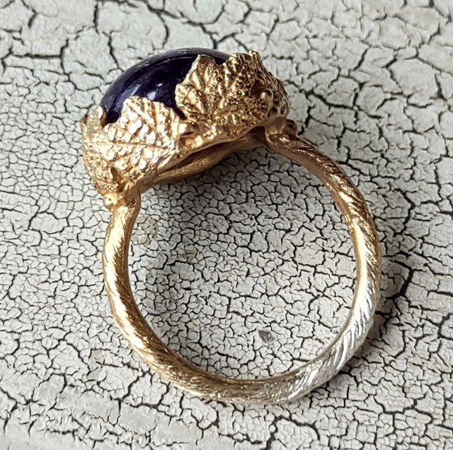 葡萄の指輪＊amethyst ring | iichi 日々の暮らしを心地よくする