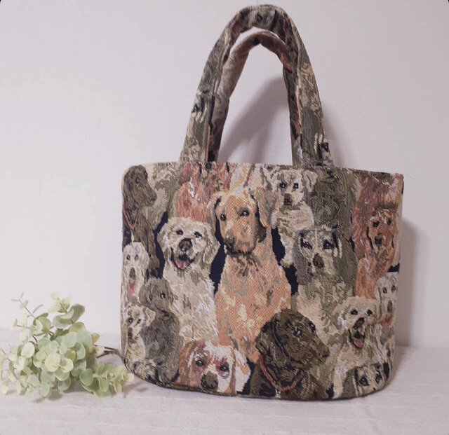 福袋 オンライン ゴブラン織︎ワンちゃんトートbag | 日々の暮らしを iichi バッグ