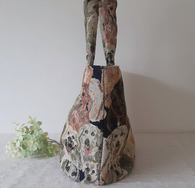 犬のゴブラン織カバン① カバン ゴブラン織りの通販