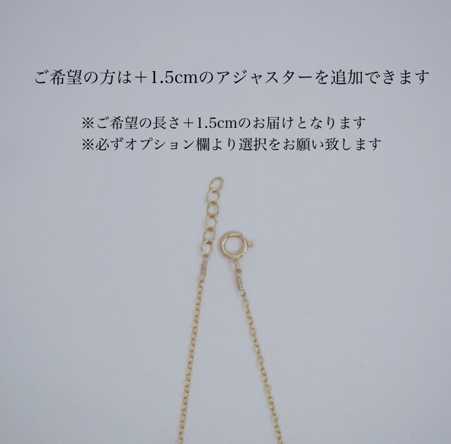 水平線 ｜14kgf 華奢なゴールドチェーンブレスレット【長さオーダー