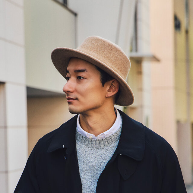 Margot マルゴ バスク カンカン帽 YOKOI BERET キャメル [YO-BR021-CA]