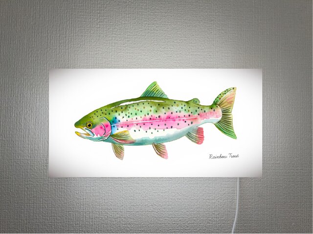 オーダー無料】虹鱒 レインボートラウト 釣り フィッシング