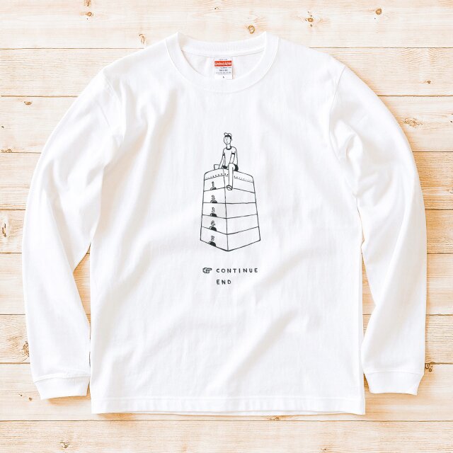 長袖Tシャツ『跳び箱』男女兼用 ロンT