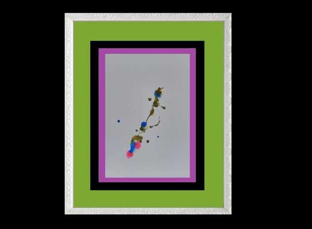 □　GL-ZONE 22/02a　アクリル肉筆画　スーパークリアー　サイン入　□ □ GL-ZONE 22/02.a アクリル肉筆画 スーパークリアー サイン入 □