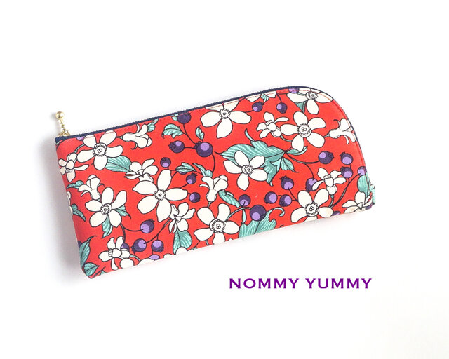 受注制作】L字ファスナー長財布 Flower and Berry ＊482＊ | iichi
