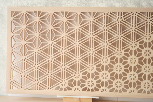 184 ❣️特価❣️麻の葉組子3枚一組　木製額縁 楽天市場】麻の葉 組子の通販