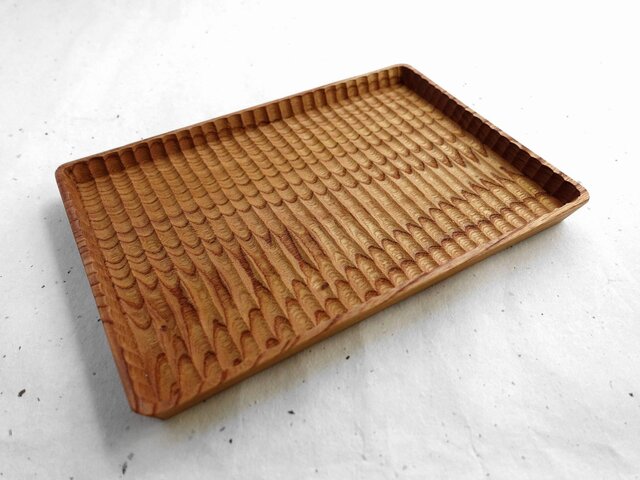予約商品】我谷盆 欅(ケヤキ) 26×18×2cm ナチュラル | iichi 日々の