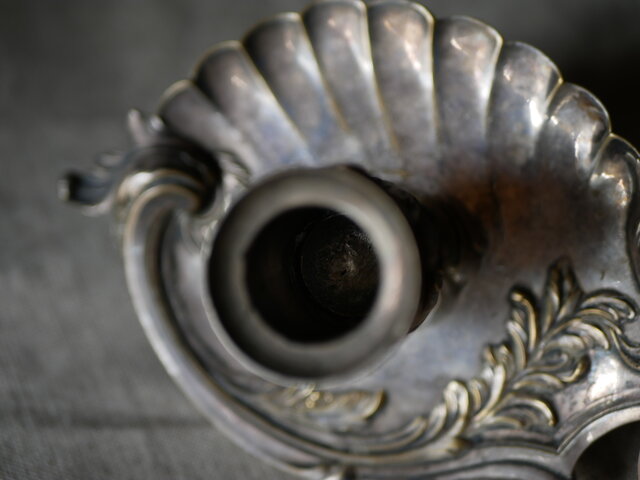 クリストフル CHRISTOFLE キャンドルホルダー キャンドルスタンド