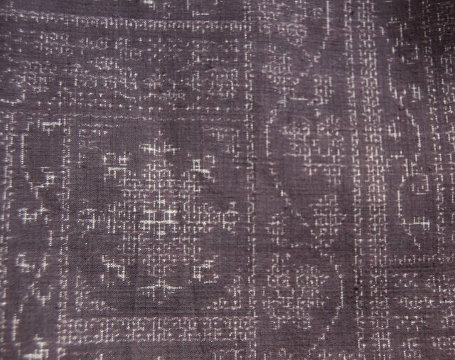 結城紬 更紗柄のライトコート 着物リメイク | iichi 日々の