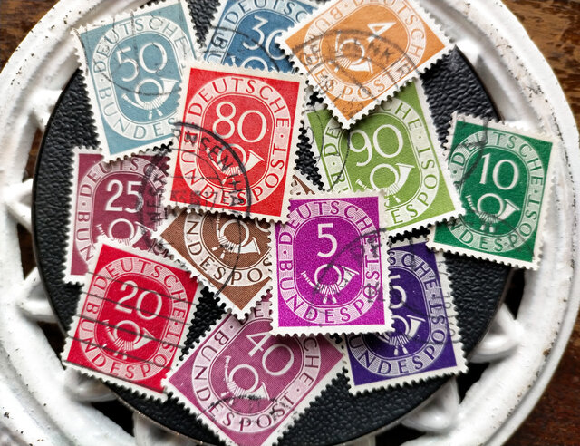 ドイツ古切手（ポストホルン）12枚【Deutschland】DA-STE144 | iichi