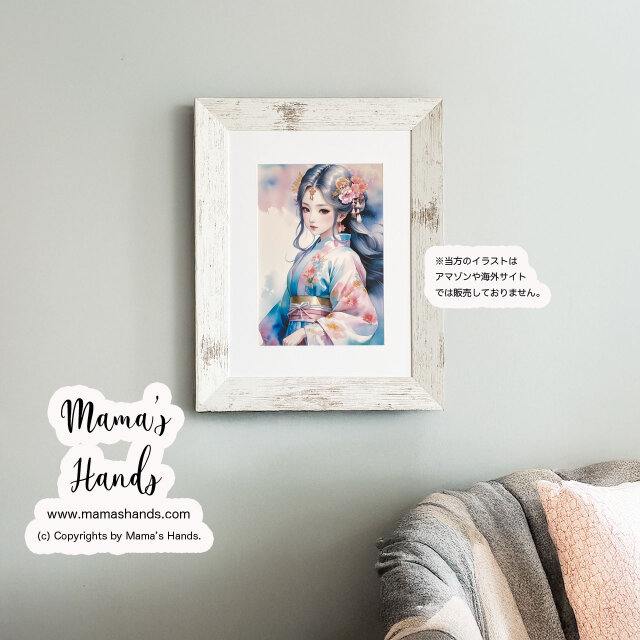 ⭐️3点売れました⭐️A4 ポスター☘️《乙女なクシナダヒメ》奇稲田姫