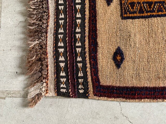 vintage rug B オールドキリム バルーチ | iichi 日々の暮らしを