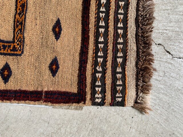 ビンテージ バルーチキリム 希少 2000年代 アフガニスタン産 2000年代 ヴィンテージキリム】バルーチ族