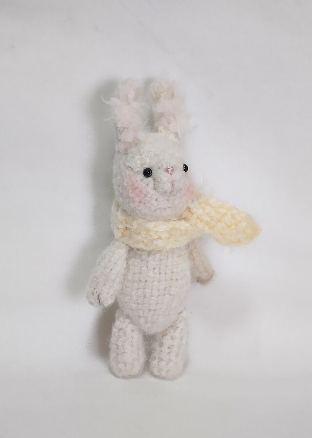 白うさぎ (あみぐるみ) | iichi 日々の暮らしを心地よくする