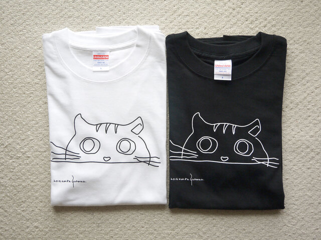 ねこ大好きなあなたへ シンプル にゃんこ Tシャツ 猫 | iichi