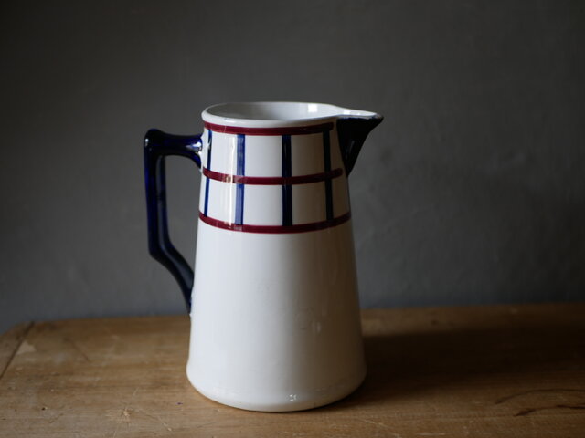 バスク柄 ピッチャー 水差し フランスブロカント アンティークのある