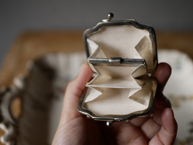 ナポレオン3世 ポルトモネ フランスアンティーク アンティークのある