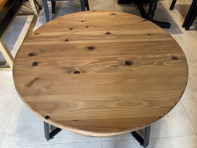 在庫あり　即納　丸テーブル　テーブル　机　ダーク　ブラック　杉　棚　天然木 在庫あり 即納 ok hotaru 丸テーブル テーブル 机 ダーク ブラック 杉