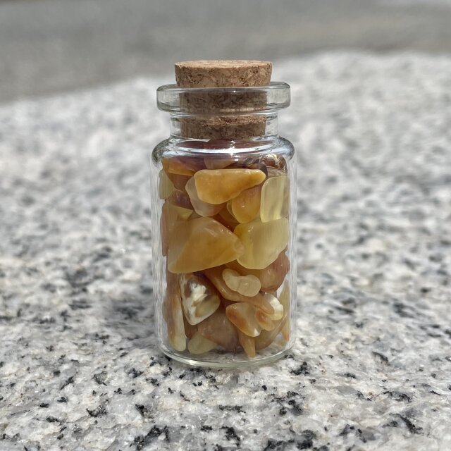 小瓶入り♡アンバー（琥珀）　浄化済み