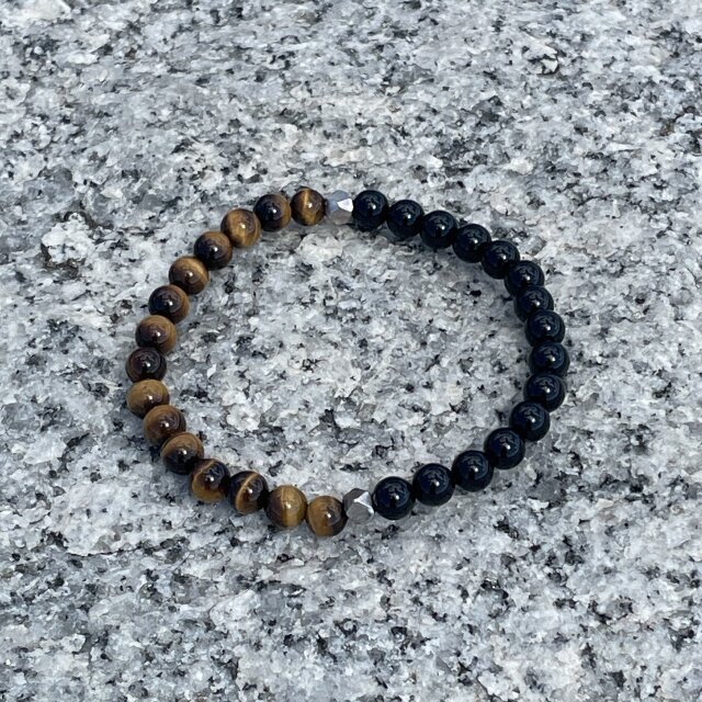 ブレスレット♡タイガーアイ×オニキス
