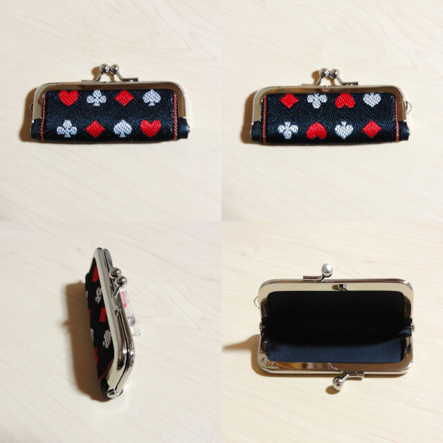 送料無料】《選べる！》トランプ柄 朱肉付きの印鑑ケース｜畳縁