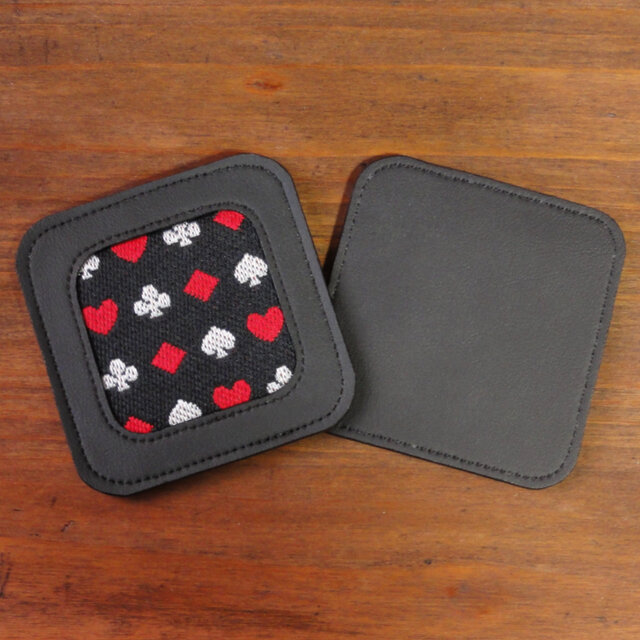 送料無料】《選べる！》トランプ柄 朱肉付きの印鑑ケース｜畳縁