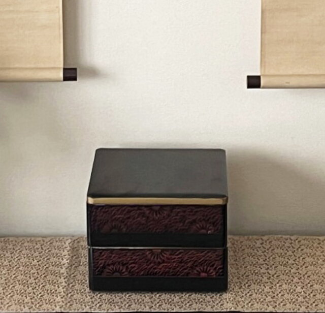 きんま塗り 讃岐漆器 二段重 yk0141 | iichi 日々の暮らしを心地よく