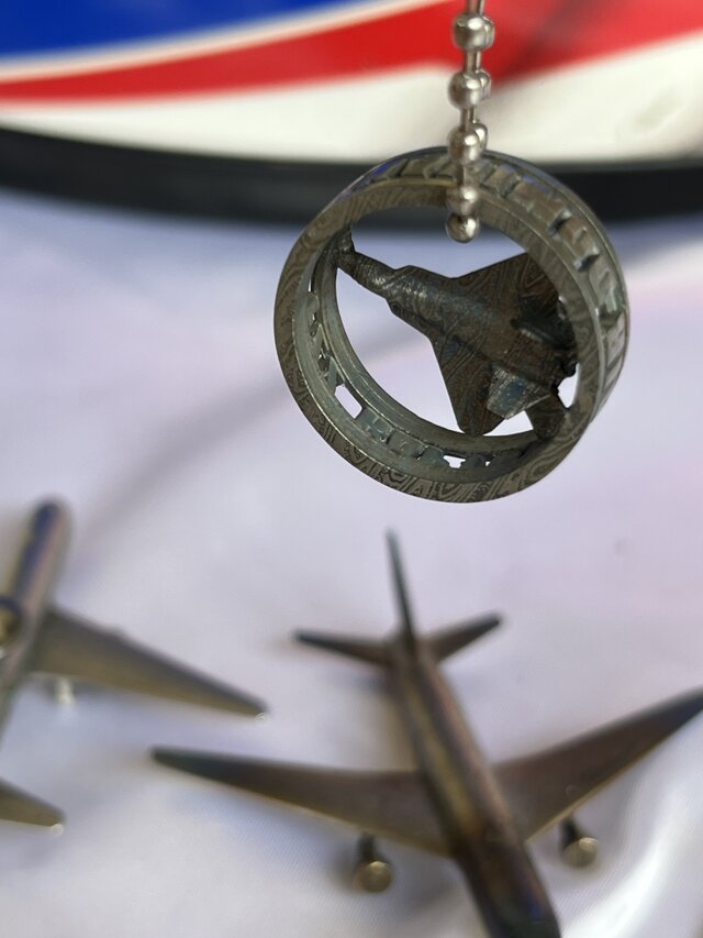 BRASS製オーダーメイド飛行機アクセサリー F22タイプ F14タイプ F15