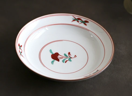 ◇新品◇【ギフトセット】 加藤五陶兵衛造 美濃焼古赤絵5寸皿2枚