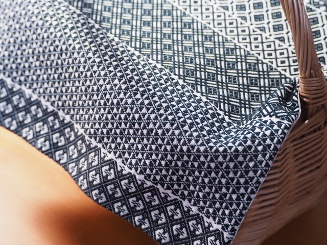 こぎん刺し フリークロス カバー マット kogin | iichi 日々の暮らしを