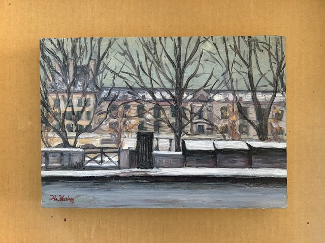 絵画　水彩画　肉筆　セーヌ河畔風景　フランス　有名画家　ロジェ.フォリシエ 絵画 水彩画 肉筆 セーヌ河畔風景 フランス 有名画家 ロジェ