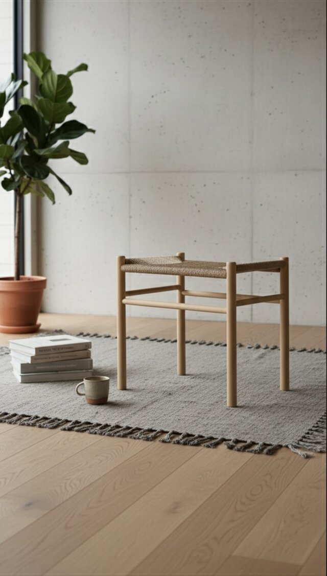 ペーパーコードスツール-長方形-SHIKAKU-Rectangle | iichi 日々の