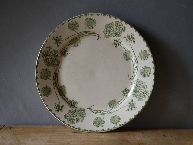 希少　美品　サルグミンヌ　RIGHI　平皿　フランスアンティーク 希少 美品 サルグミンヌ RIGHI 平皿 フランスアンティーク