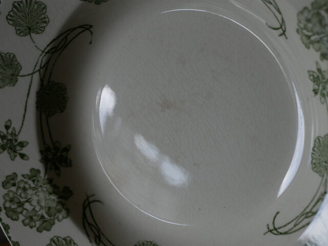 サルグミンヌ ゼラニウムシリーズ 深皿 フランスアンティーク