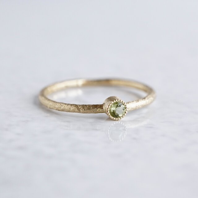 Peridot birthstone ring [R050K10PD]